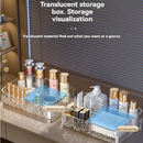 Porta Maquiagem Organizador Multiuso De Acrílico Transparente Batom Cosméticos Make 5 Divisórias